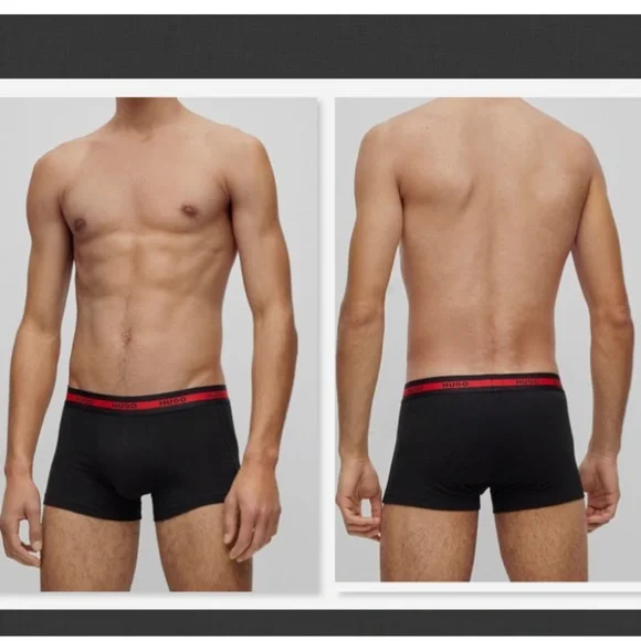 NEW HUGO Men's Cotton Stretch Trunk Underwear Size XXL
