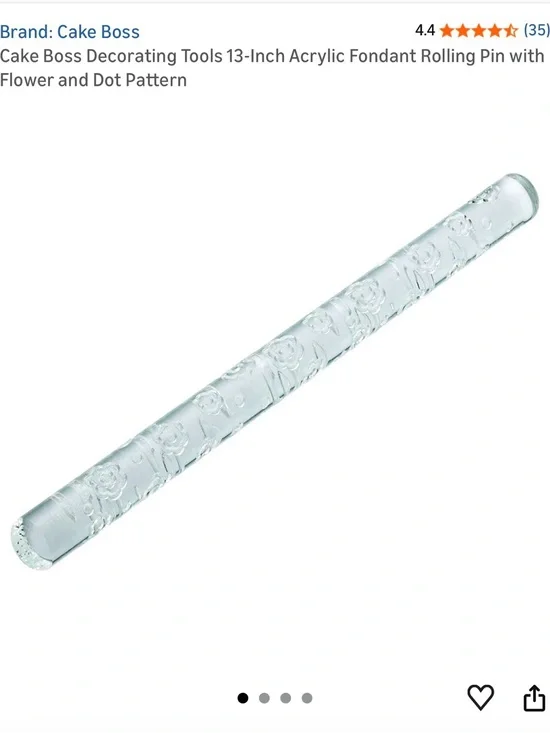 Get Your Cake Embossed Fondant Flower & Dot Roller