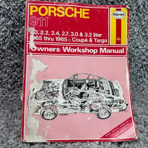 Haynes Porsche 911 Owners Workshop Manual 1965-1985
