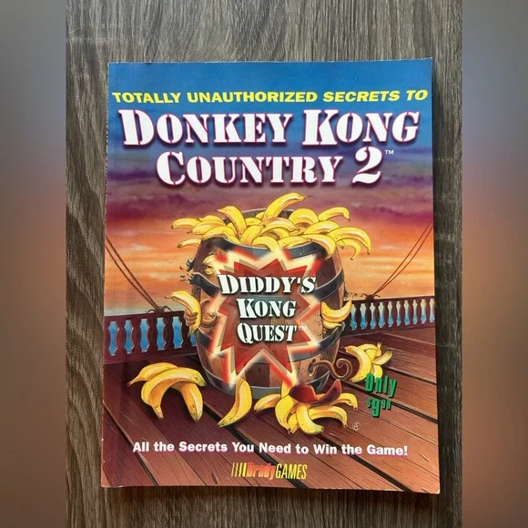 Brady Games Totally Unauthorized Secrets To Donkey Kong Country 2 Strategy Guide
