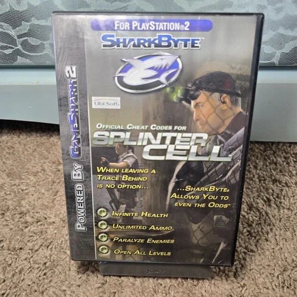 Gameshark 2 PS2 Version 3 Official Cheat Codes for Splinter Cell (PlayStation 2)