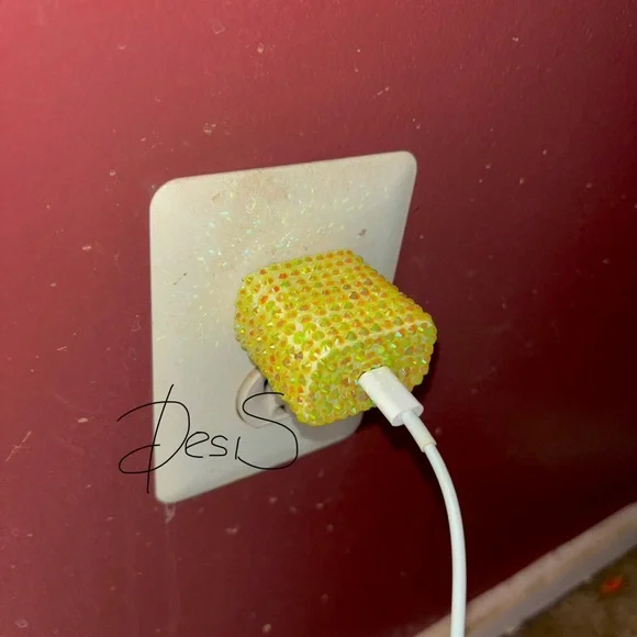 Bedazzled Apple USB-C Charger