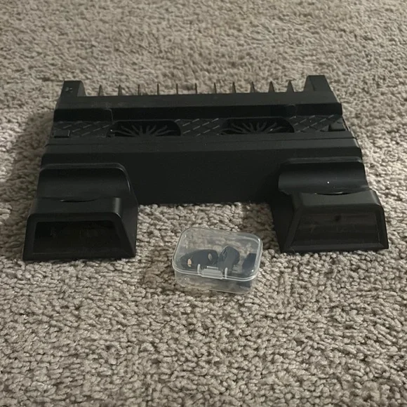 Black PS4 Gaming Console Cooling Stand