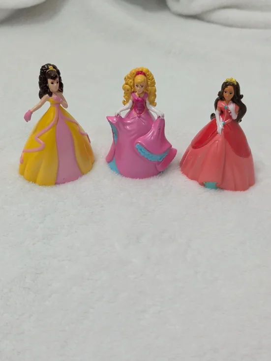 Vintage Cake Topper Set Of 3 Princesses