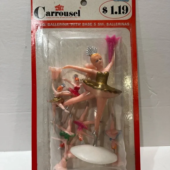 Vintage 1980’s. Ballerina cake topper, NWT.