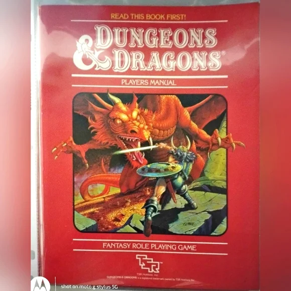 Dungeons&Dragons Players Manual Fantasy Role Playing Game