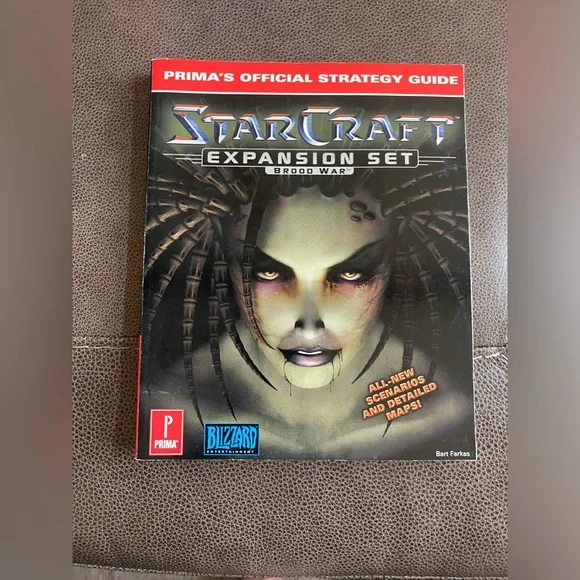 1998 Prima's Official Strategy Guide StarCraft Expansion Set Brood War Book