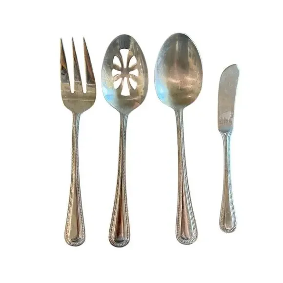 Wallace Continental 18 10 Stainless Steel 4 Piece Serving Set Replacement Spoon