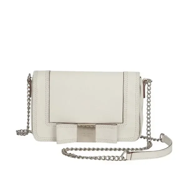 Kate Spade New York Primrose Hill Little Kaelin Leather Crossbody Bag Cream Bow