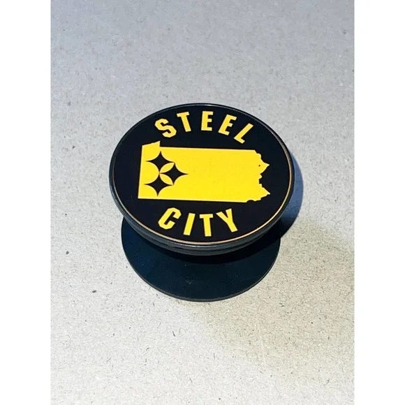 Steelers Football Team Phone Accessory With Super Strong Glue