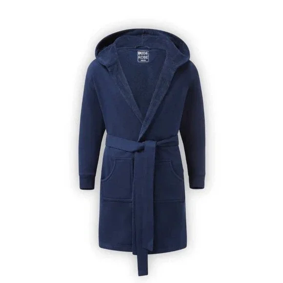 Duderobe Luxury‎ Bathrobe Navy L/XL New With Tags