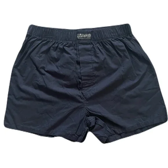 Lucky Brand Boxer Shorts Mens Medium 100% cotton classic underwear