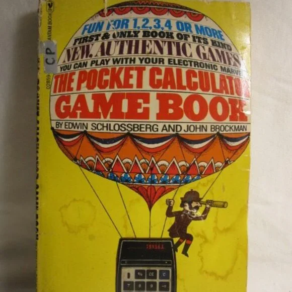1976 The Pocket Calculator Game Book - Bantam p/b