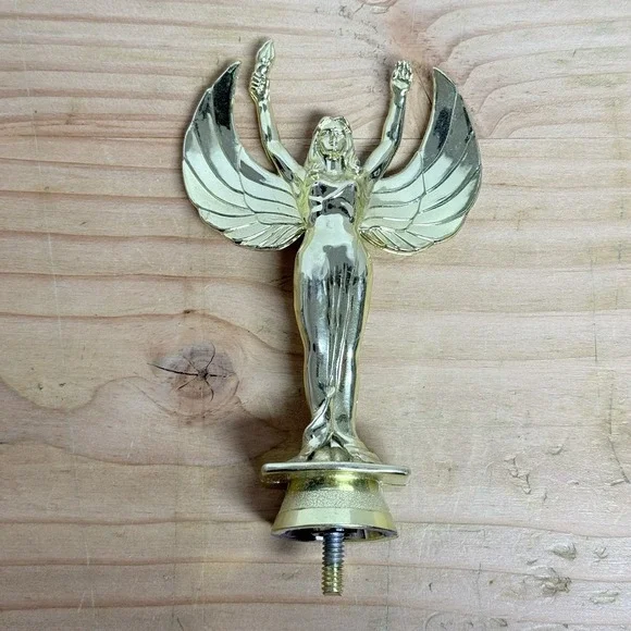 Gold Winged Victory Angel Trophy Topper Plastic 5.5 Inch Replacement