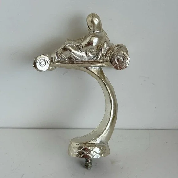 Vintage Go Cart Trophy Topper Silver Tone Metal‎ 4.75