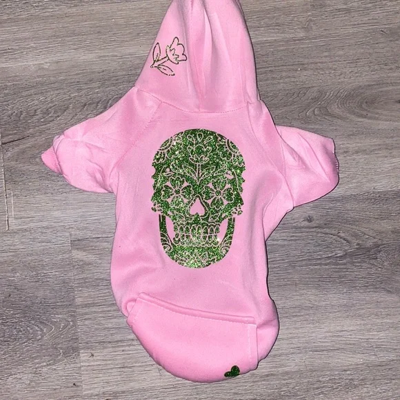 Decorative dog hoodie