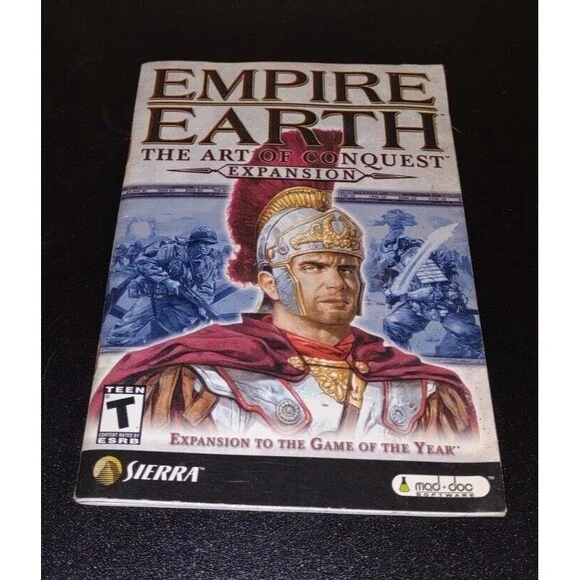 Empire Earth Expansion User Instruction Manual And Unit Diagram - Sierra 2002