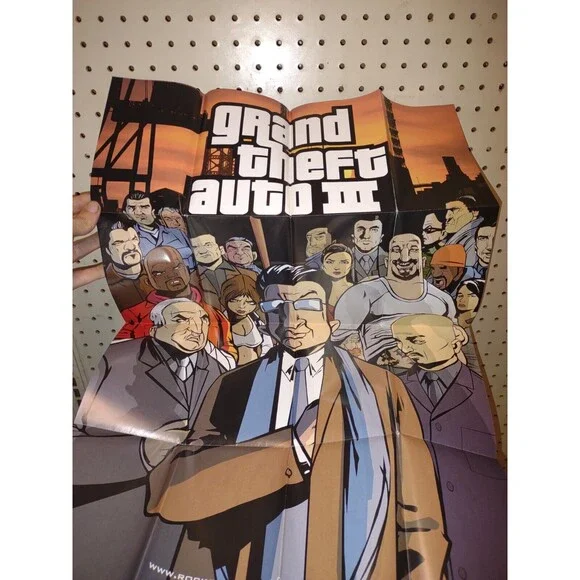 Grand Theft Auto III Welcome To Libery City Video Game Poster