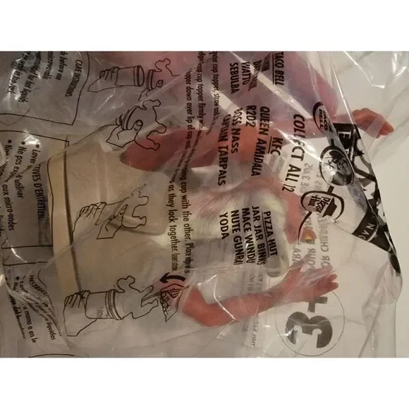 Star Wars Episode 1 Cup Only KFC Taco Bell Pizza Hut 1999 Vintage Topper Sealed