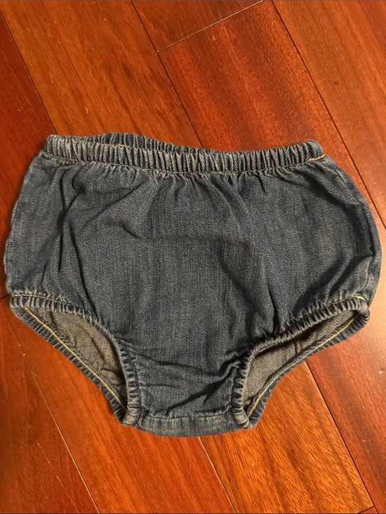 Ralph Lauren Denim Diaper Cover - Navy 3 Month