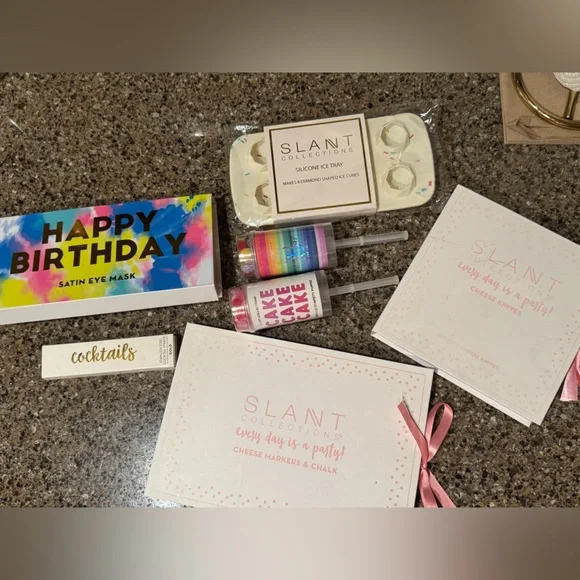 Party Supplies Set - Pink and Gold