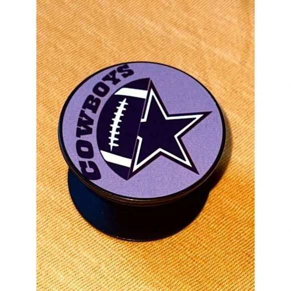 Dallas Cowboys Pop Up Phone Accessory With Super Sticky Glue