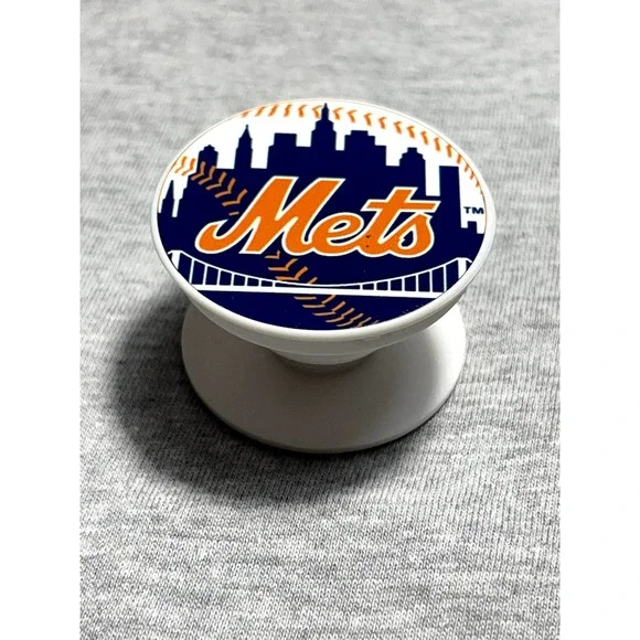 New York Mets Custom Pop Up Phone Accessory With Strong Adhesive Base