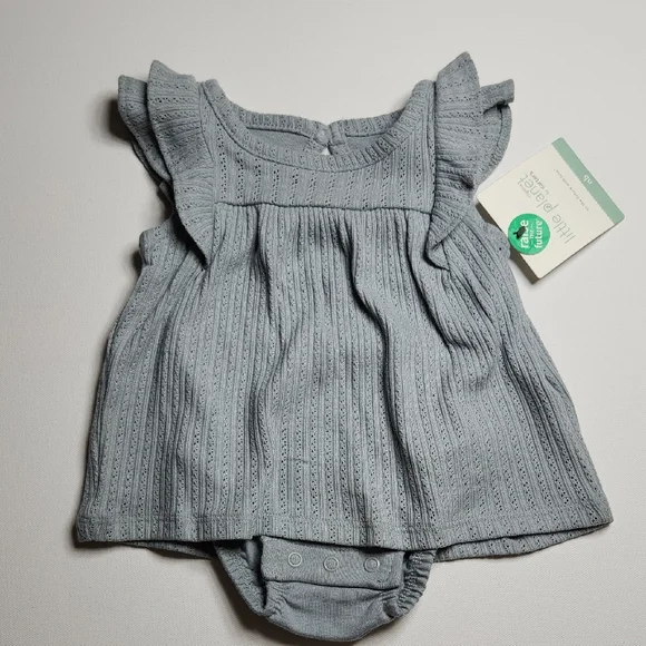 Gray Baby Romper