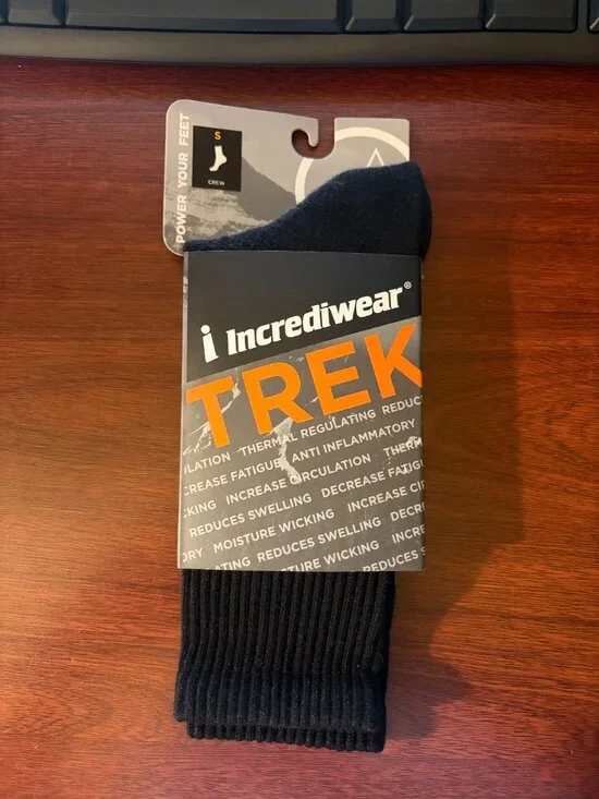 Incrediwear Trek Sock Black