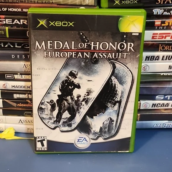 Original Xbox Medal Of Honor European Assult Pre Owned, Good Condition, Tested