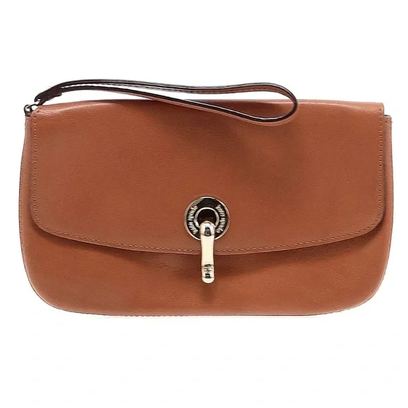 Kate Spade leather clutch with strap