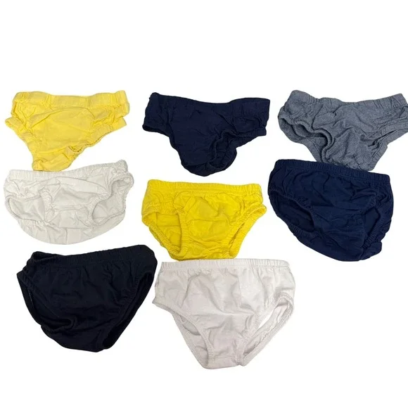 Koala Kids Carters Baby Diaper Covers Bloomers Lot of 8 0-3M Blue Yellow White