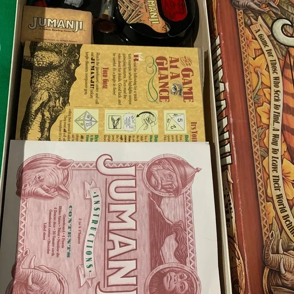 1995 Jumanji Board Game