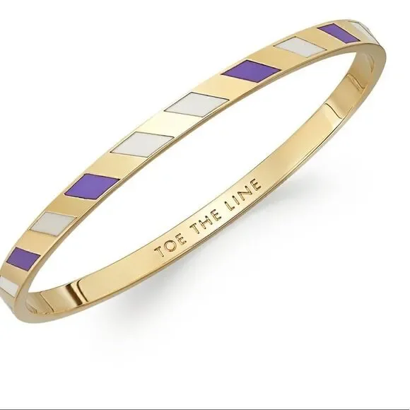 EUC Kate Spade Toe The Line Idiom Bracelet