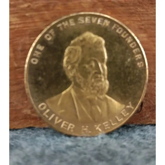 1941‎ USA US Oliver H. Kelley ORDER OF PATRONS OF HUSBANDRY Grange Medal i113977