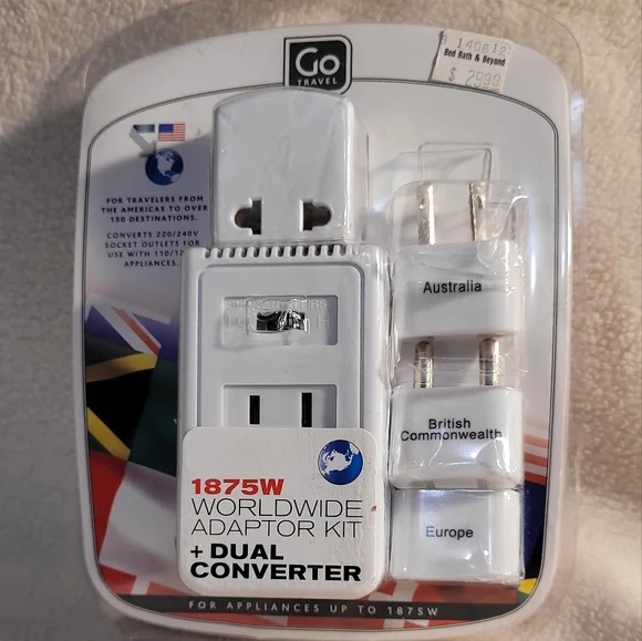 Go Travel Adapter Kit 1875 W