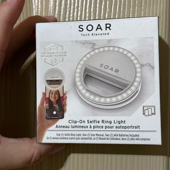 Soar selfie light. Brand new never used