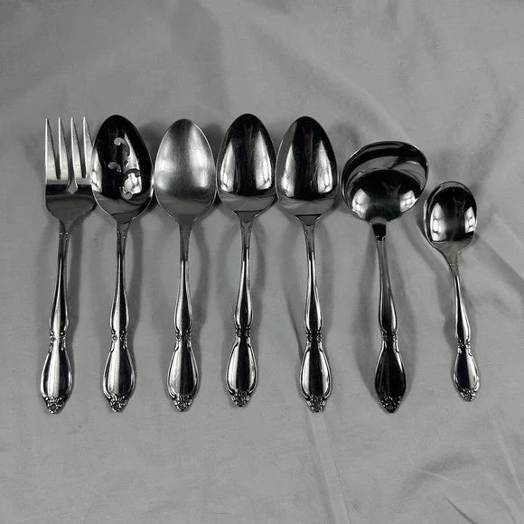 Oneida Chatelaine Set of 7 Serving Pieces Community Stainless