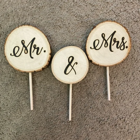 Handmade Wedding Cake Toppers