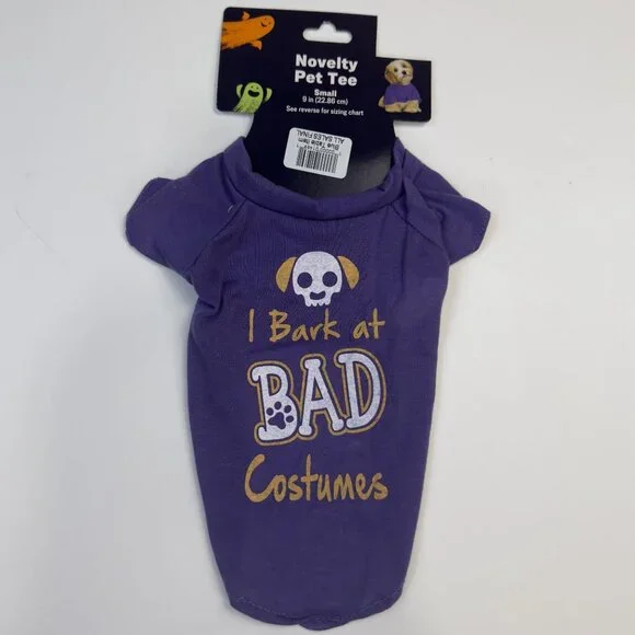 Novelty Pet Halloween Tee Small 
