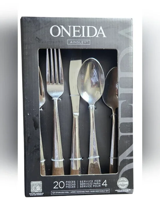 Oneida Ainsley 20pc Flatware Set ✨ Service for 4 NIB