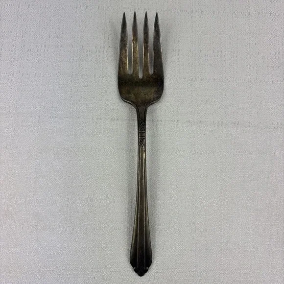 Vintage International‎ Silver Stratford Plate STARLIGHT Serving Fork