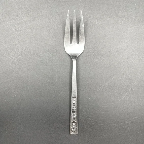 Rogers Century House Japan Stainless Serving Fork 3 Tine Flatware