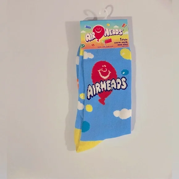 Fun Novelty Socks Featuring Airheads Candy Brand