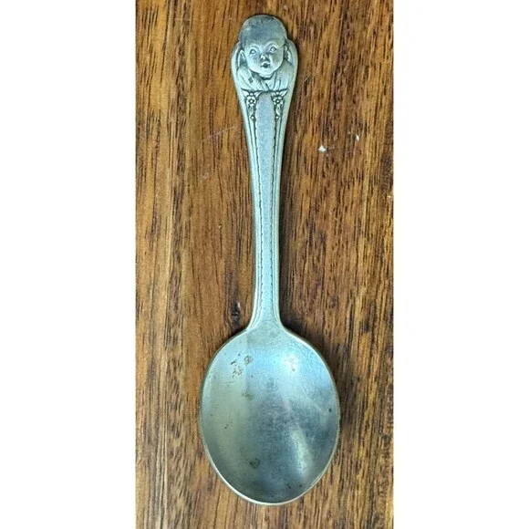 Vintage Gerber's Baby Spoon Winthrop Silver Plate‎ Infant Flatware USA Made