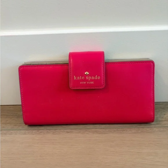 Kate Spade long stacia wallet, ringwald pink Medium Women’s