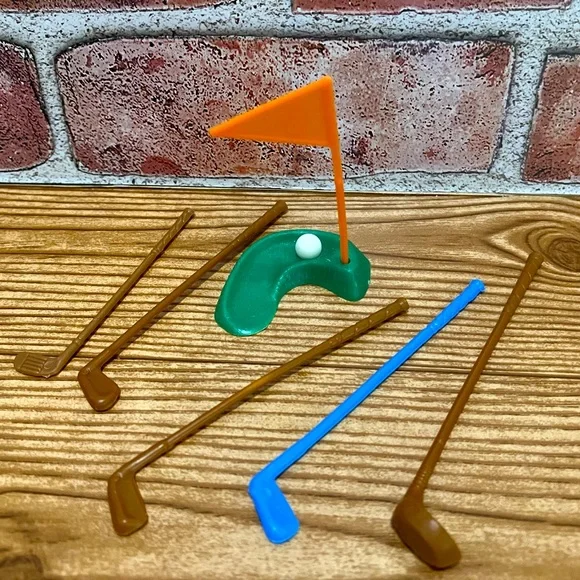 Vintage Golf Cake Topper