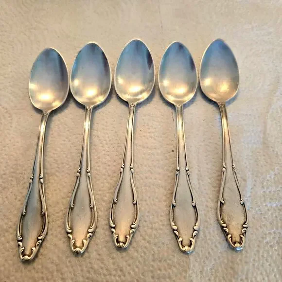 WELLNER 100 Silver Plated FLATWARE 5 Piece