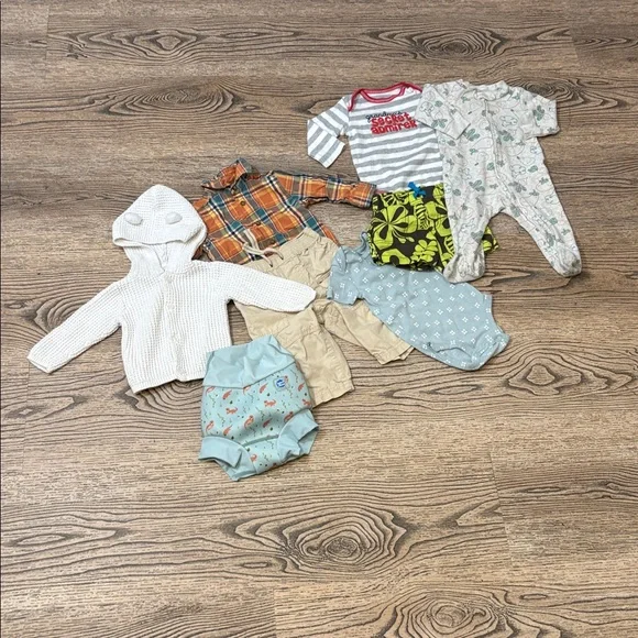 Baby boy clothes bundle size 6 months