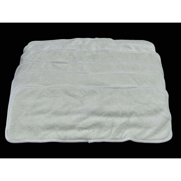 NWOT 6 Reusable Microfiber Cloth Diaper Inserts 6 Pack 13.5x5 Absorbent 3-Layer